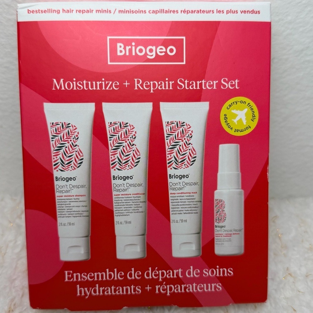 Briogeo Don't‎ Despair Repair Moisturize + Repair Starter Set 4-Piece Travel Kit